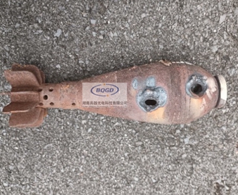 株洲廢舊彈激光毀形試驗